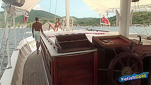 Cute Young Babe Gets Pussy And Ass Screwed By A Bbc On A Private Boat
