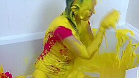 Cute in vanilla pudding