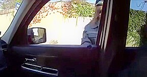Cute teen 18+ Cop Hitchhikes And Gets Fucked Inside The Van
