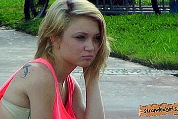 Cute tiny bra buddies blondie legal age teenager 18+ Dakota screwed in the backseat