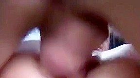 DOUBLE CREAMPIE SLUT IN THE CAR - Free Porn Video