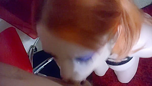 DaniBlue Bondage Blowjob