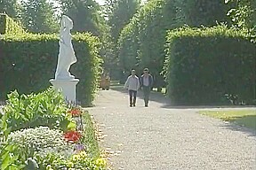 Dark Haired In Lady From Germany Gets Double-penetrated Outdoors