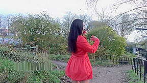 Dark babes public masturbation and naughty exhibitionist flashing of Honest