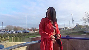 Dark babes public masturbation and naughty exhibitionist flashing of Honest