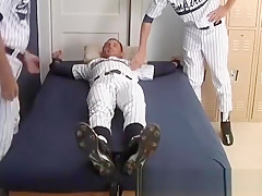 Davis gets humiliated by tickling his body and feet