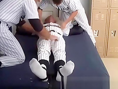Davis gets humiliated by tickling his body and feet