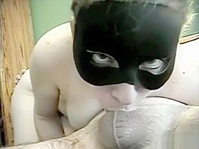 Deep Throat with Mask and Throat Cum