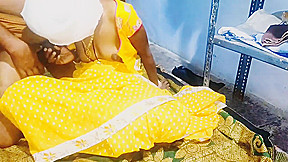Desi Indian Village Wife Fuking In Yellow Colour Sari