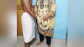 Desi Pakistani Hot Aunty Dressed To Go To Office Neighbor Boy Saw And Fucked