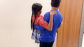 Desi Village Girl Break Virginity Her Stepbrother In-law In School Uniform