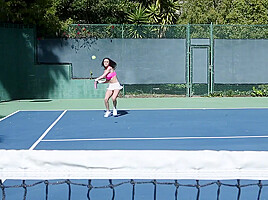 Dillion Harper - A Man Is Fucking A Sexy Young Tennis Player