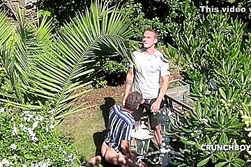 Dimitri Of Bordeaux Fucked In A Garden