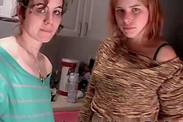 Dirty young sluts drinking piss