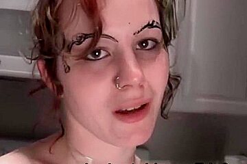 Dirty young sluts drinking piss