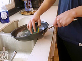 Dishes To Dicking: Step daddy Dom Takes Care Of With Jasmine Wilde, Shaye Bennet And Kody Lux