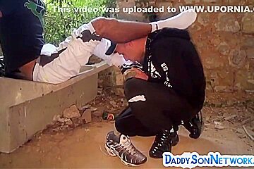 Doggystyled Sneaker Gay Fucked In Ass By Nympho Gay