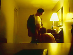 Dom Frat boy face fucks,spits feeds Craigslist Slave cum - no sound
