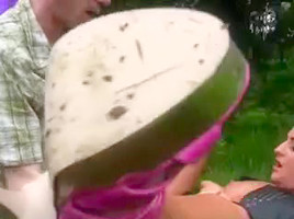 Doxy Brunette Hair Receives Drilled in Public