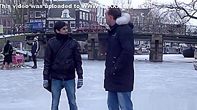 Dutch hooker sucks guys cock before riding