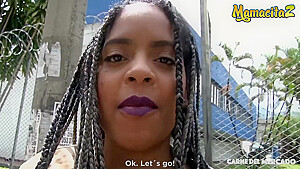 Ebony Latina Colombiana Babe Likes It Rough - Ana Ebano