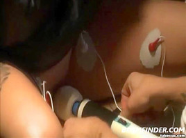 Electro Orgasm And Blowjob