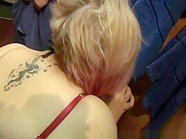 Emma Butt and friend Girlgirl, gangbanged and spunked on