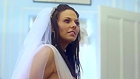 European MILF Simony Diamond giving big cock oral sex in wedding dress