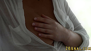 European gets ass jizzed after anal