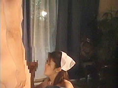 Exotic Japanese model Anna Kaneshiro in Crazy Nurse, POV JAV scene