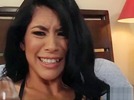 Exotic MILF gets Her Mouth Fucked by Big Dick