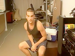 Exotic male in incredible str8 homosexual porn clip