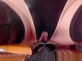 FEMDOM bondage fucks dudes chin strapon after queening