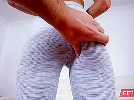 FIT18 - Jade Kimiko - Tiny Skinny 95lb Asian Girl Gets Creampie - POV 60FPS
