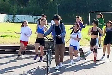 Fabulous Japanese girl Ai Uehara, Saki Kanasaki in Amazing Outdoor, Group Sex JAV scene