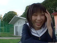 Fabulous Japanese whore Mikan Kururugi in Amazing Outdoor JAV clip