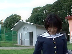 Fabulous Japanese whore Mikan Kururugi in Amazing Outdoor JAV clip