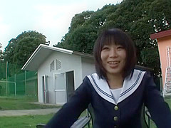 Fabulous Japanese whore Mikan Kururugi in Amazing Outdoor JAV clip