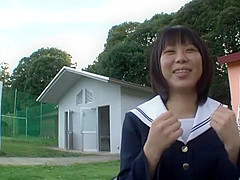 Fabulous Japanese whore Mikan Kururugi in Amazing Outdoor JAV clip