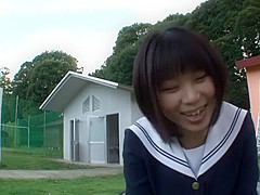 Fabulous Japanese whore Mikan Kururugi in Amazing Outdoor JAV clip