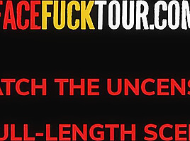 Face Fuck Tour - teen 18+ Latina Masters The Art Of Sloppy Deepthroat