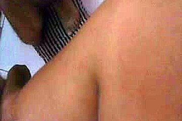 Femdom Vegetable Fist & Foot in Unrepining Male Butt