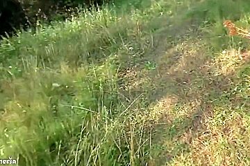 Femfoxfury - My Slutty Girlfriend Walks In The Park Naked And Jerks My Dick