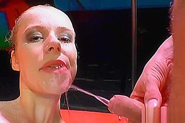 Fetish ho swallows piss