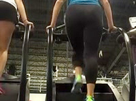 Fit blonde booty pawg
