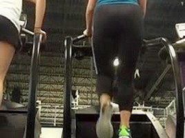 Fit blonde booty pawg