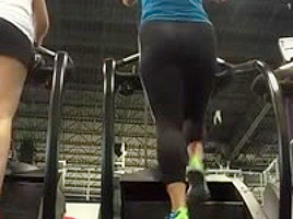Fit blonde booty pawg