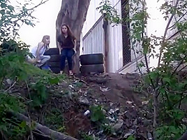 Forest pissing 1
