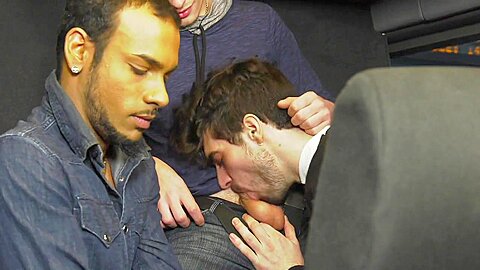 French gang bang in a bus, part 3 - CrunchBoy