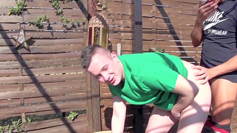 Fucked By His Best Friend Tin The Garden Outdoor - FrenchFuckers